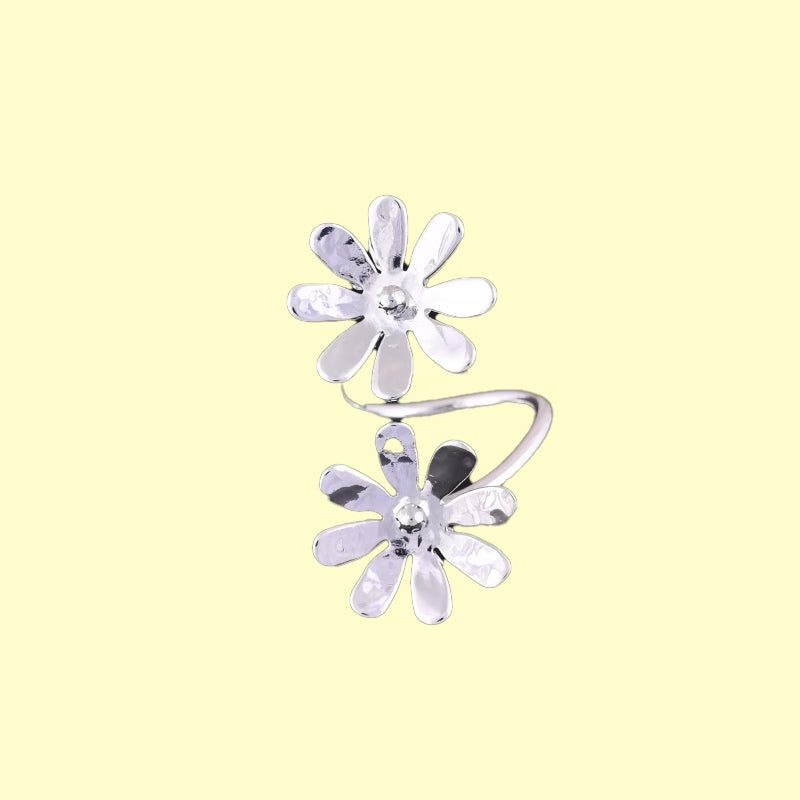 DOUBLE FLOWER RING